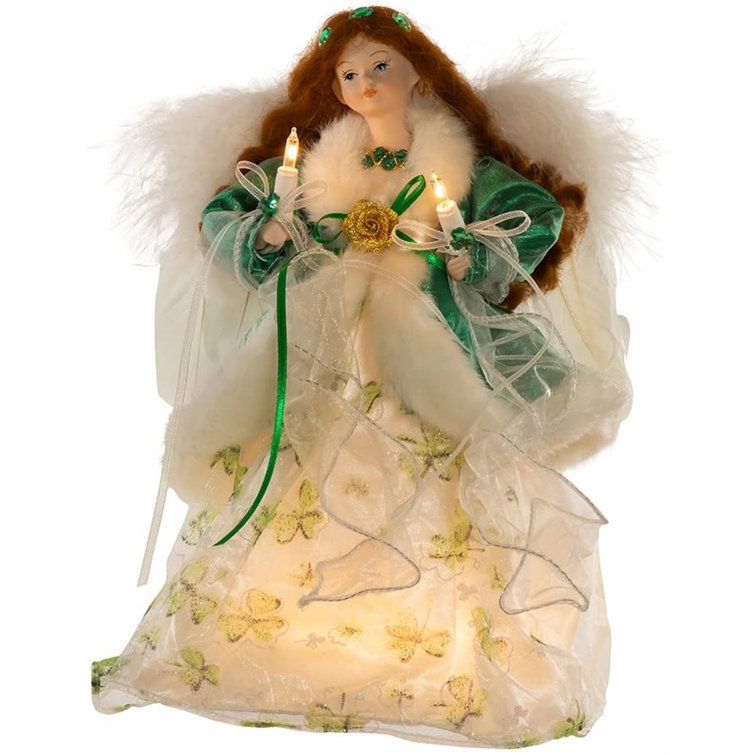 Kurt Adler Irish Angel Tree Topper & Reviews Wayfair